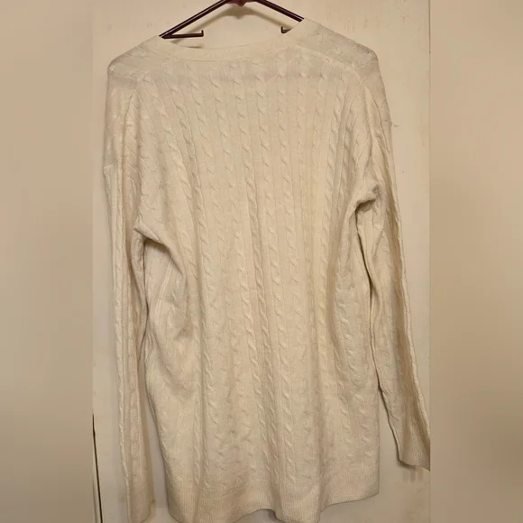 A New Day Cream Cardigan Cozy Sweater - Picture 2 of 4